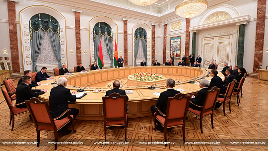 Вручение премии Союзного государства в области науки и техники