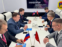 Председатель Госкомвоенпрома принимает участие в выставке ИННОПРОМ.Беларусь